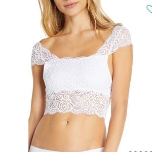 🆕 Free People Chase Me Lace Brami Crop Top
